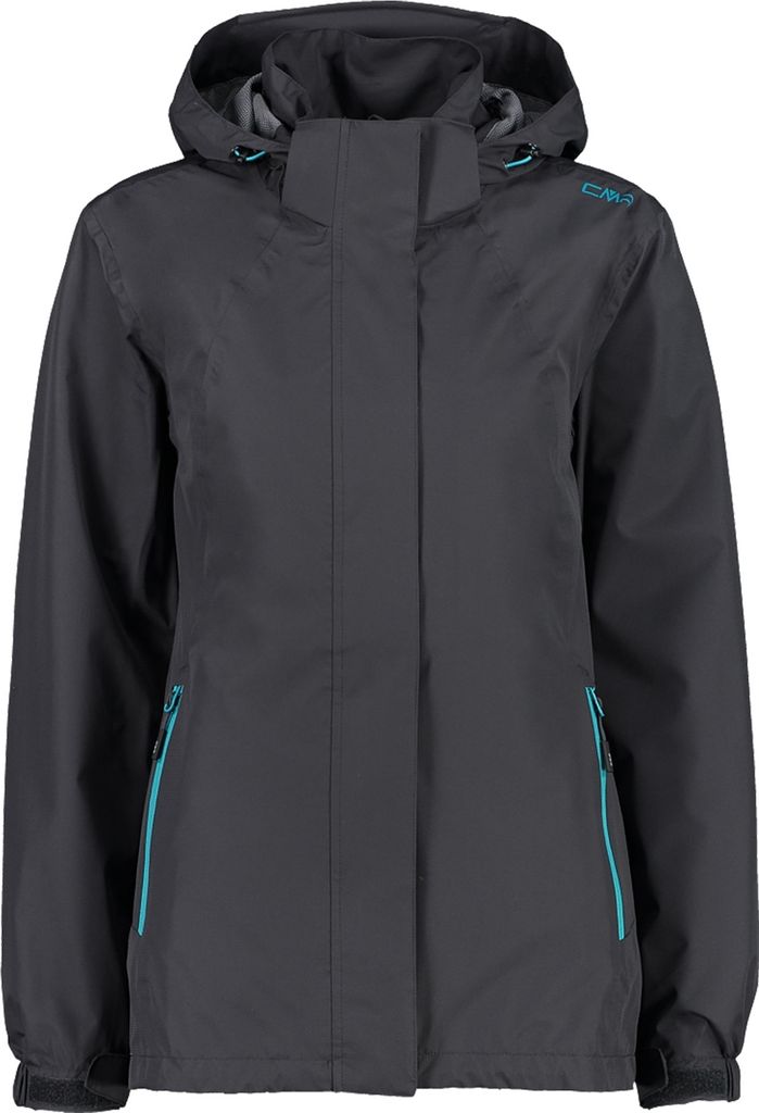 CMP Damen Regenjacke Woman Jacket Zip Hood with Ventilation