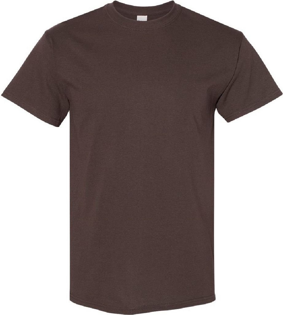 Gildan - T-Shirt für Herren kurzärmlig BC481 (S) (Schokoladenbraun)