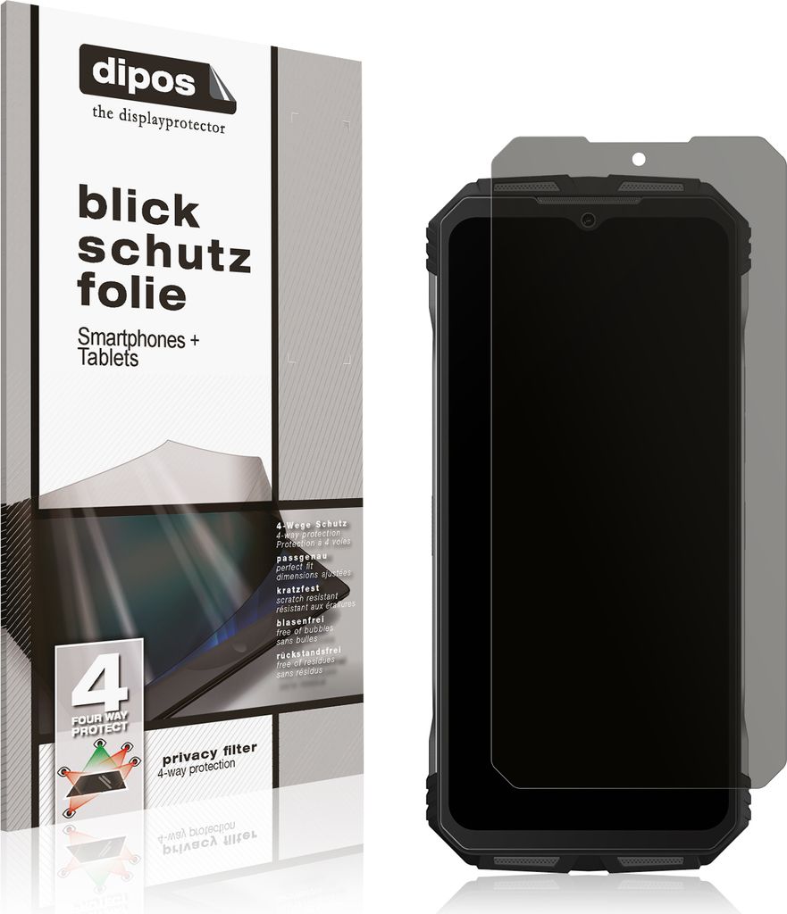 Blickschutzfolie für Doogee V31 GT 5G matt Schutzfolie Folie Display Schutz