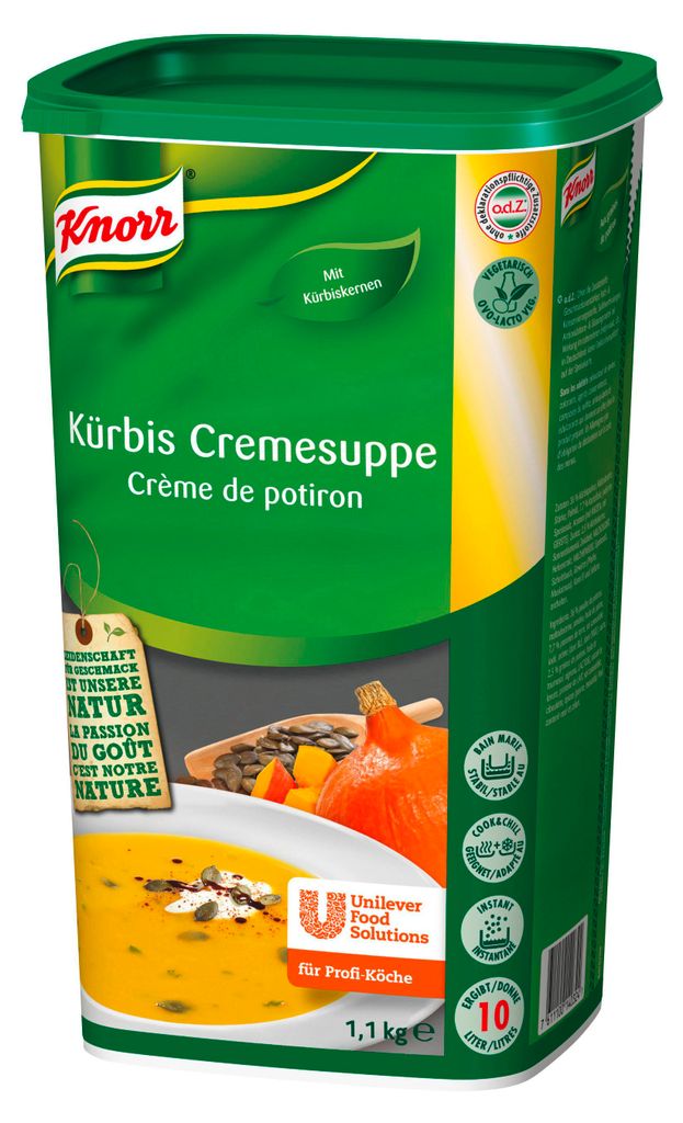 Knorr Kürbis Cremesuppe 1100g Produktbild 