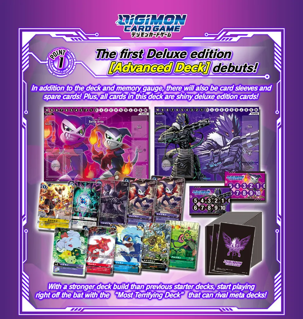 Deck de Structure Digimon Advance Beelzemon ST14 Kit de Démarrage Complet - 2