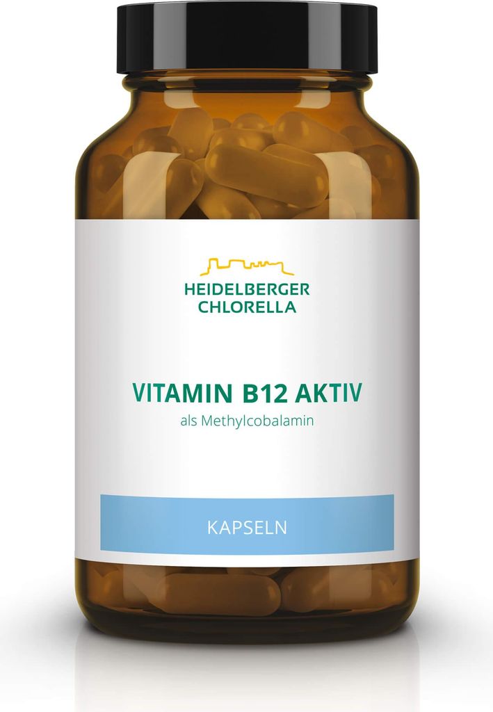Gélules de chlorella et de vitamine B12 de Heidelberger, Image du produit 