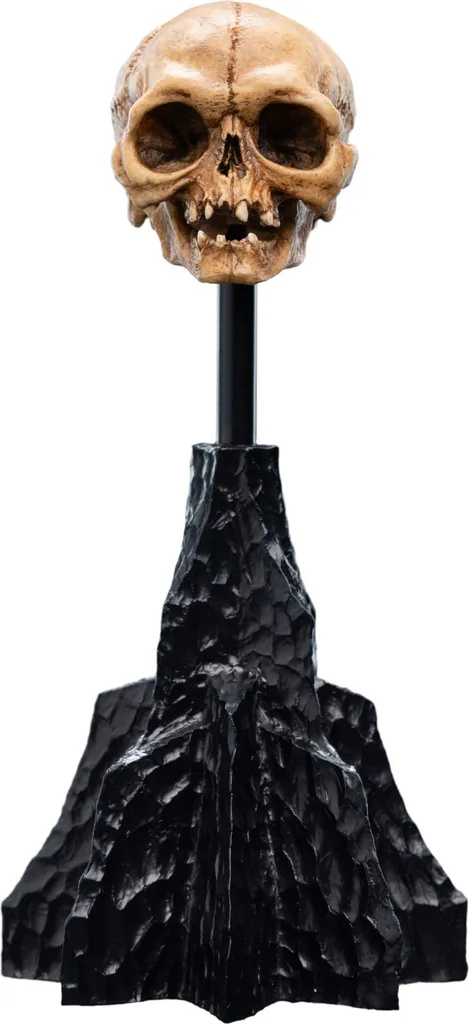 Statuette Crâne de Gollum Seigneur des Anneaux - Objet Déco 13 cm