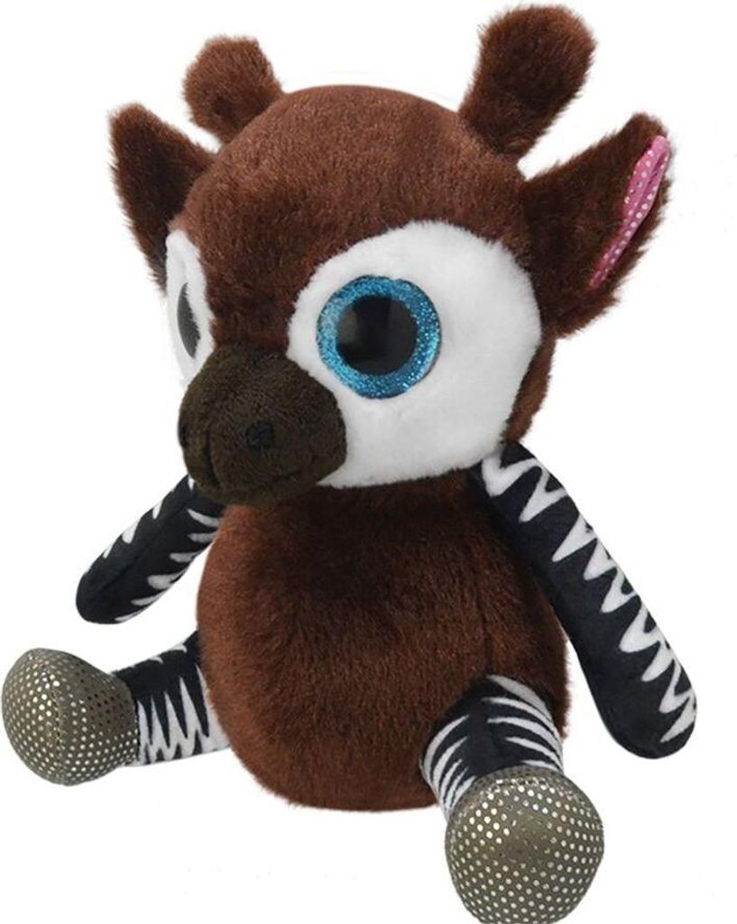 Wild Planet Orbys Okapi Waldgiraffe Plüschtier, handgenäht Produktbild 