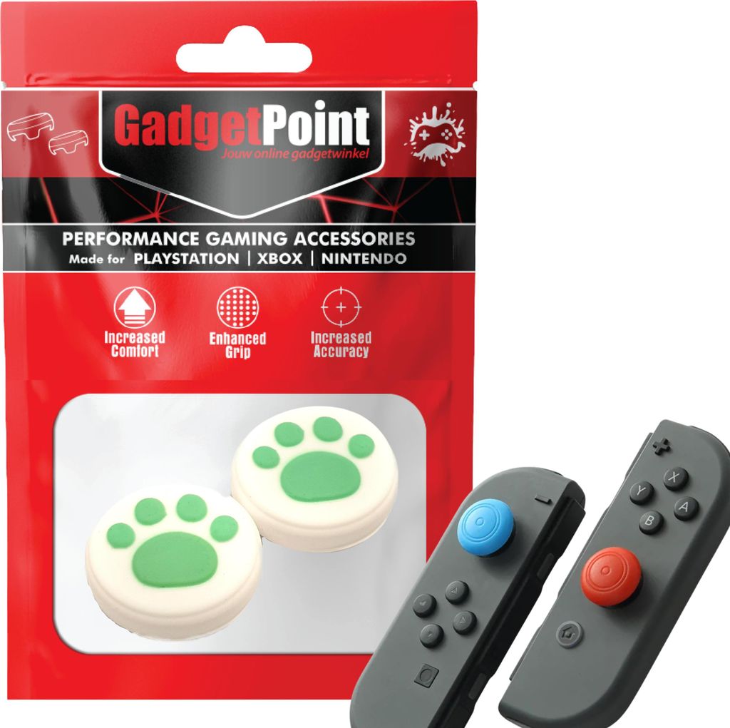 Thumbgrips - Thumb Grips voor Nintendo Switch Joy-Con Controllers - Gaming Thumbgrips - Performance Anti-Slip Thumbsticks - Bescherming Accessoires...