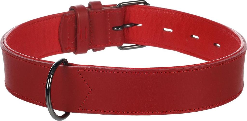 Flamingo Halsband gepolstert & breit Denver rot, Größe: XXL / Breite: 45 mm