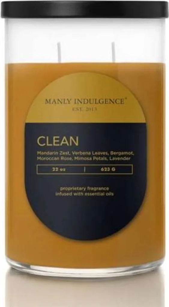 Candela Profumata Clean Cotton | Candele Artigianali Lunga Durata