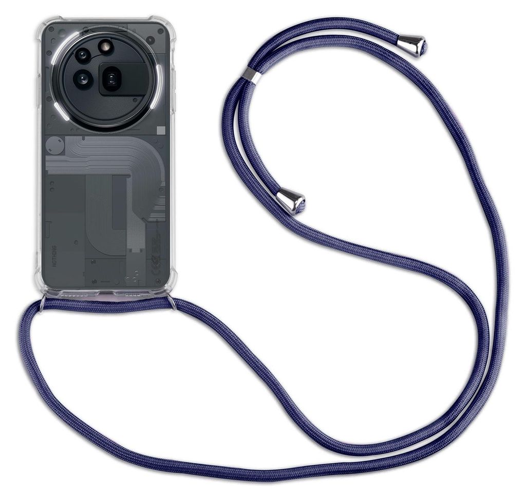 Handykette für Nothing Phone (3A) Pro Handyhülle mit Band Hülle Kordel in Blau