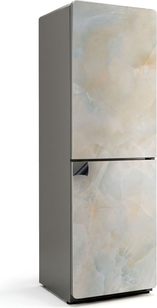 Abstraktes Marmormuster – Magnetische Kühlschrank Abdeckung – Dekorfolie magnetisch Küche – Kühlschrank Magnet Deko – selbstklebende Mag...