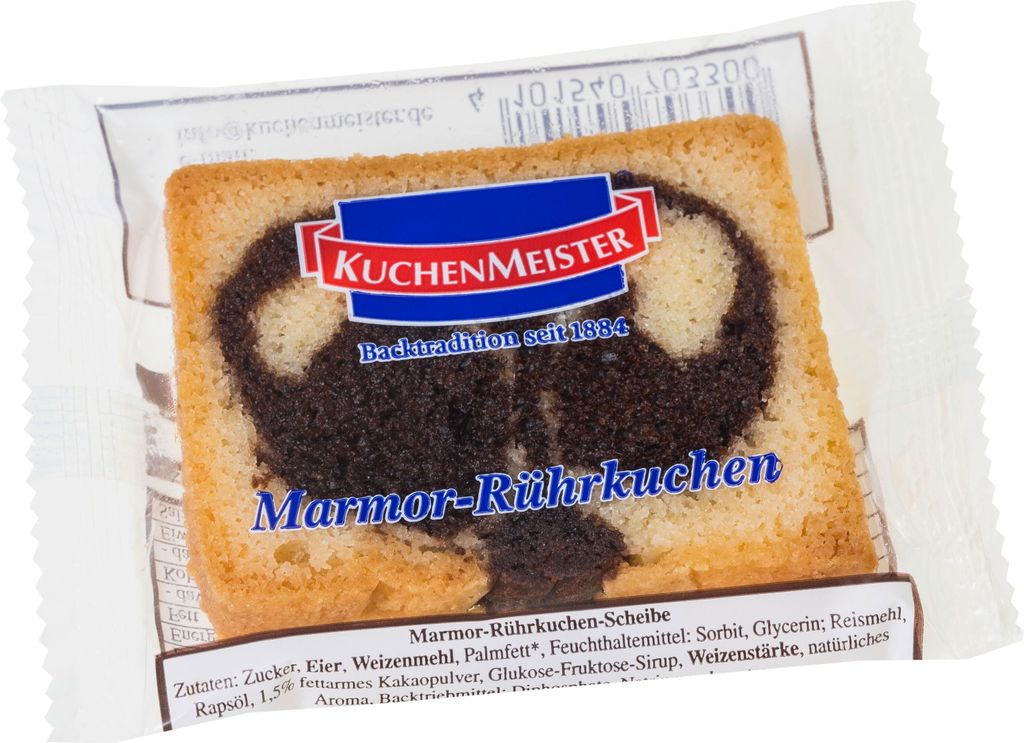 Kuchenmeister Marmor Kuchenscheibe Snack That Kuchensnack 25g