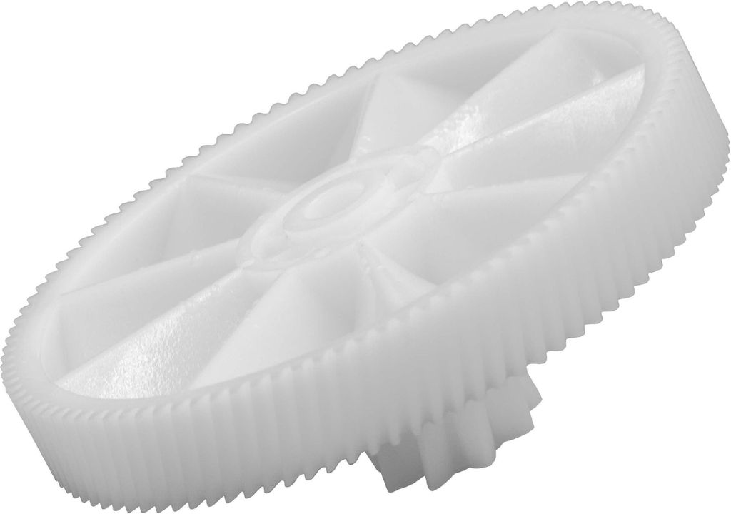 vhbw Zahnrad Ersatz für Braun 6700089, 700089, 4242, 4217, 4195 für Fleischwolf, Stabmixer - Ersatzteil, 83,6 mm