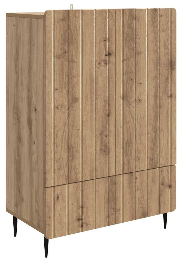 Sideboard Artisan-Eiche 66 x 34,5 x 97 cm Holzwerkstoff