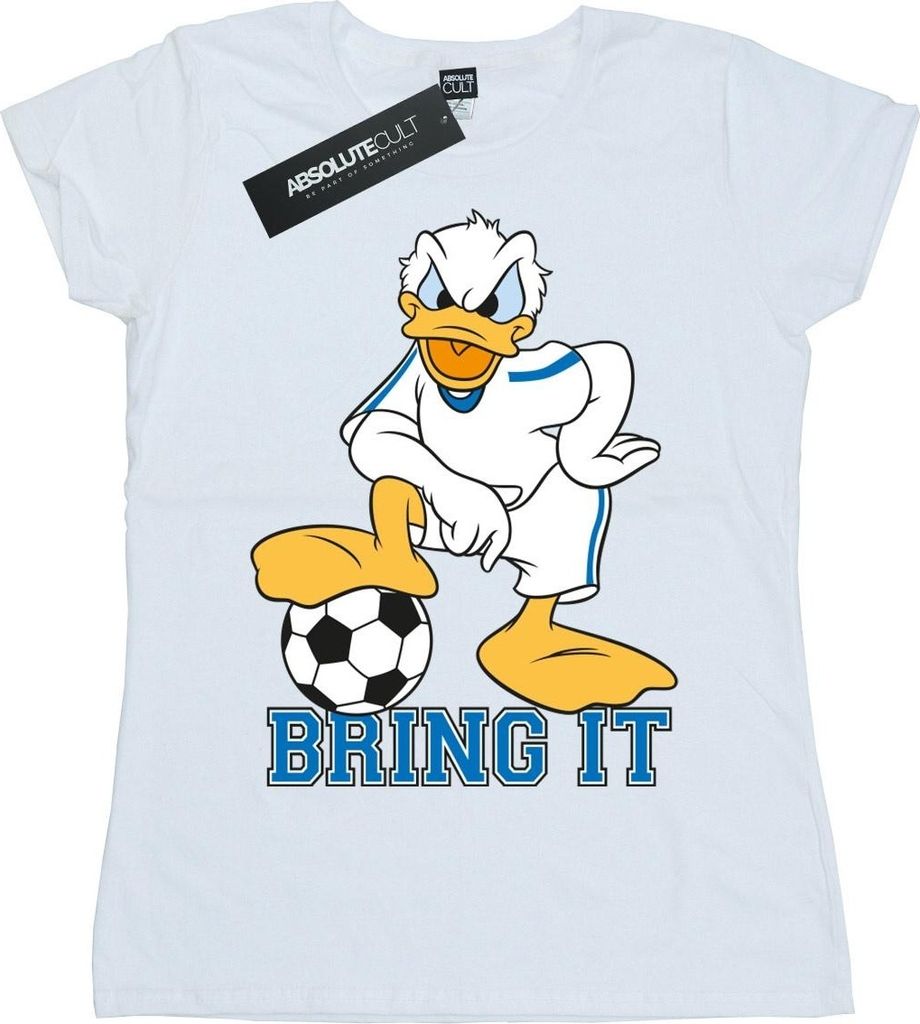 Disney - "Bring It" T-Shirt für Damen BI31237 (S) (Weiß)