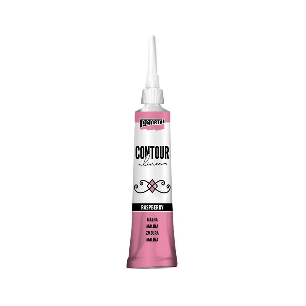 PENTART Konturenliner, 20 ml, Himbeere