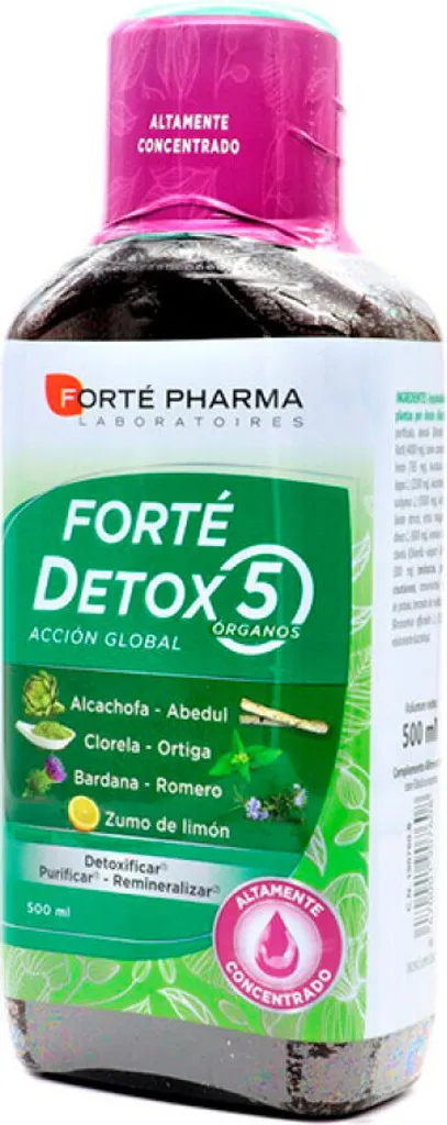 Détox Foie Forté 500ml à base de Chardon-Marie - Formule Concentrée