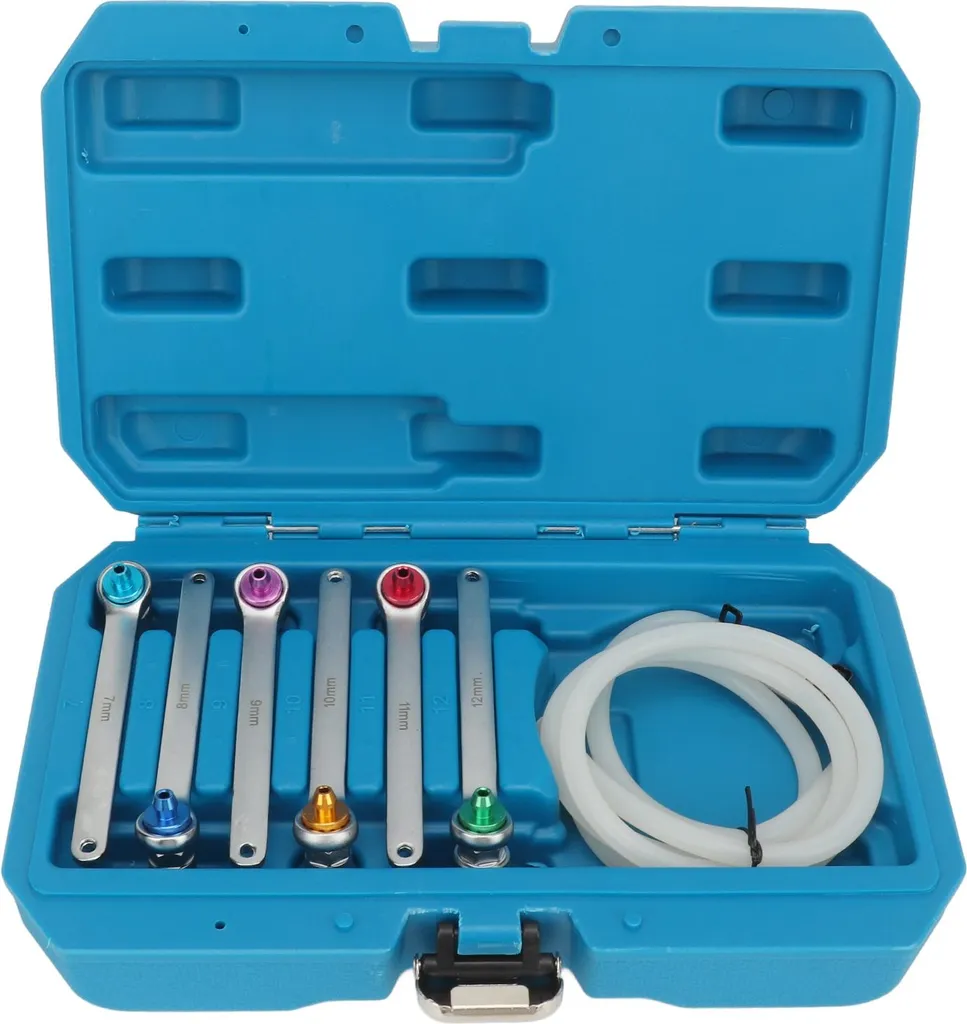 Kit purgeur de frein 7-12mm outil de purge liquide de frein 12 pans