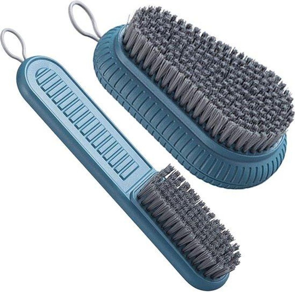 Weichhalterige Schuhputzbrüste mit langem Handgriff