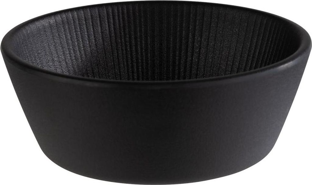 APS 85271 Schale NERO, Melamin, Ø 12,5 cm, Höhe 4,5 cm, schwarz