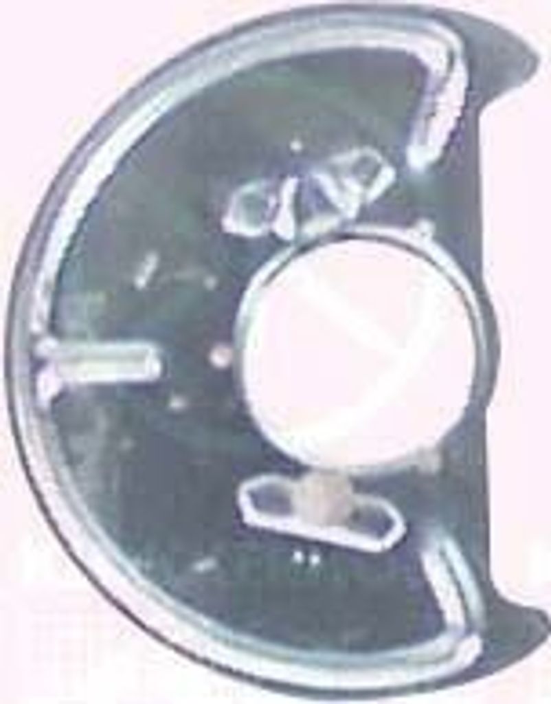KLOKKERHOLM Spritzblech Bremsscheibe für VW TRANSPORTER III Bus Vorne Links 9557377 Ankerblech