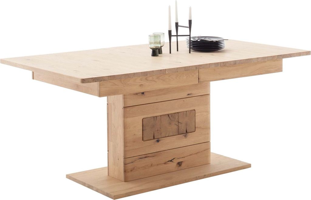 Esstisch ausziehbar 180x100 Eiche teil-massiv Palencia