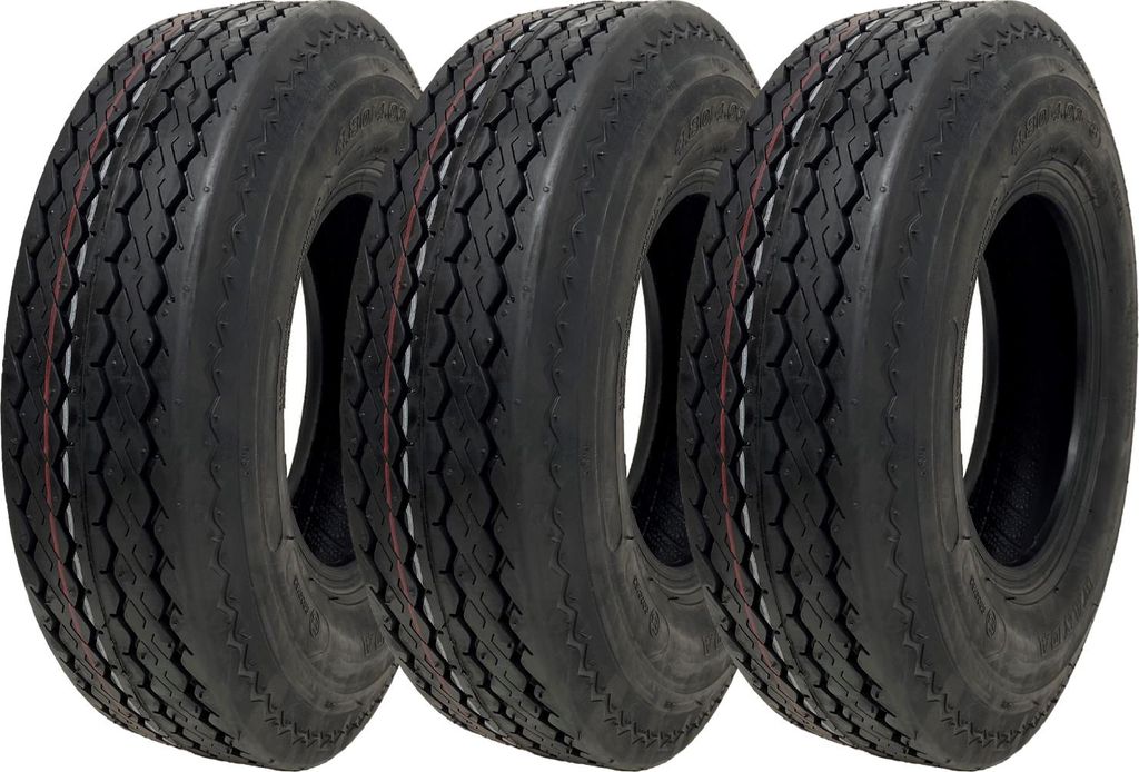 4.80/4.00-8 Wanda Trailer Reifen 6ply High Speed E-Marked Road Legal (3er Set)