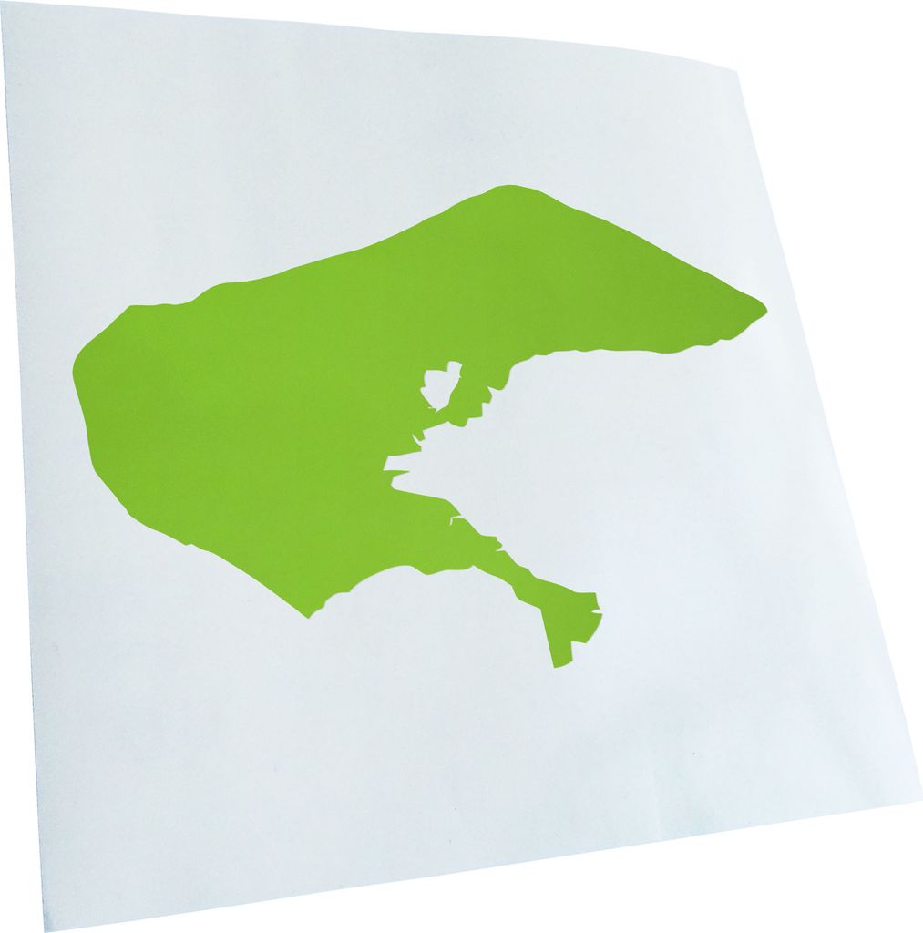 hauptsachebeklebt Kiwistar - Autoaufkleber - Borkum - Deutschland - Insel Heckscheibe - Aufkleber für Auto Kfz Fahrrad, LKW, Truck Mofa