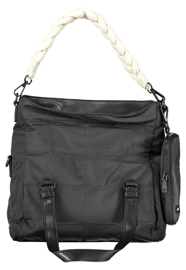Sac à main noir Desigual idéal pour le travail et sorties citadines