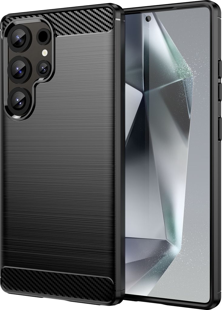 Carbon Hülle für Samsung Galaxy S25 Ultra Handyhülle Back Produktbild 