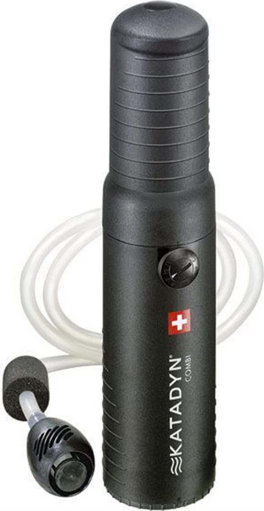 A product shot of a water filter.