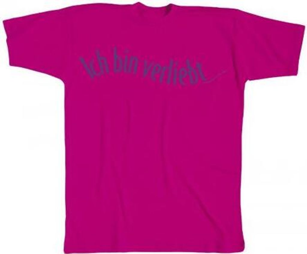 T-Shirt mit Print - Ich bin verliebt - 10496 - Gr. S-XXL Produktbild 