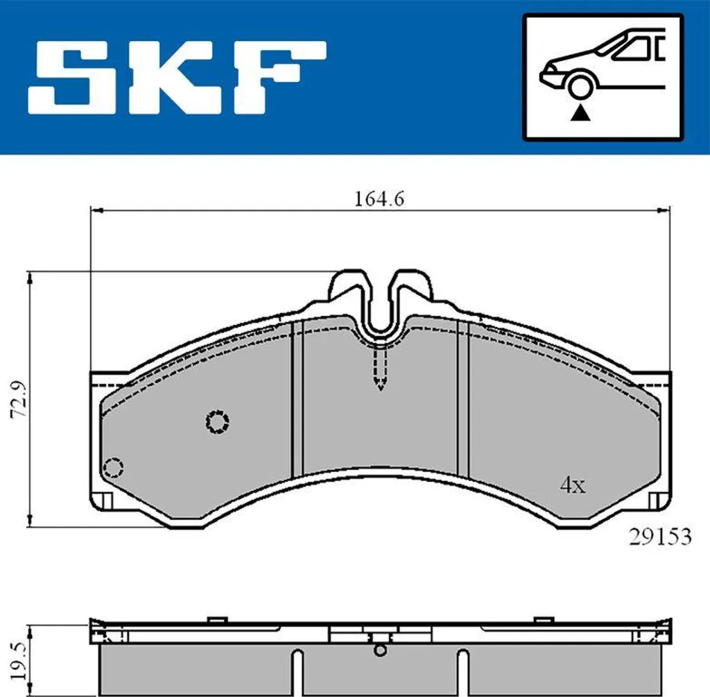 Finissez-en avec les Sifflements : Plaquettes SKF OE 2D0698151B Pro
