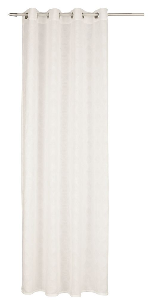 Ösenschal - Weiß - Polyester - 135 x 245 cm