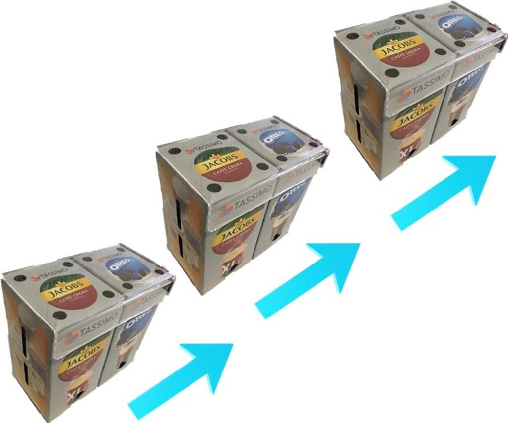 Kaffee-Kapselhalter  (1  Stück) für Tassimo zur Wandmontage Produktbild 3