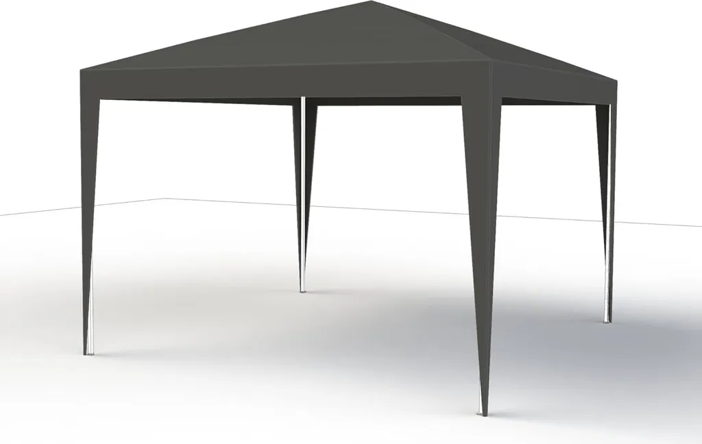 Toile de toit gris clair 3x3m Starter pour pavillon pliant en polyester