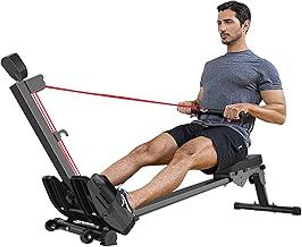 Rudergerät für Zuhause, Rudergerät Klappbar Rudergeräte, 120kg Gewichtskapazität Rowing Machine