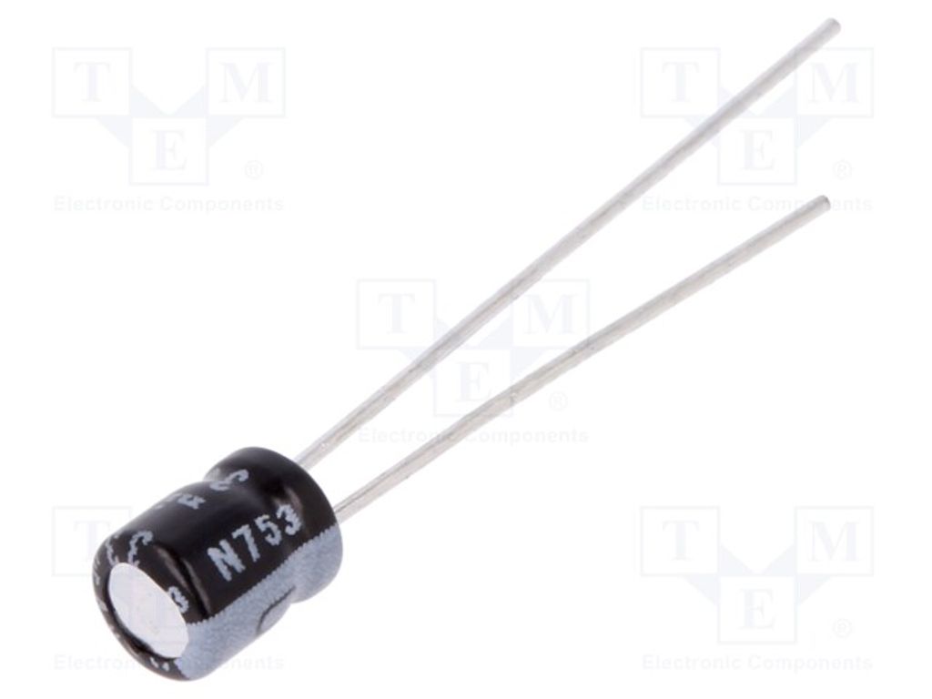 10x Kondensator: elektrolytisch 4VDC Ø4x5mm THT ±20% 33uF 1000h UMA0G330MDD Elektr
