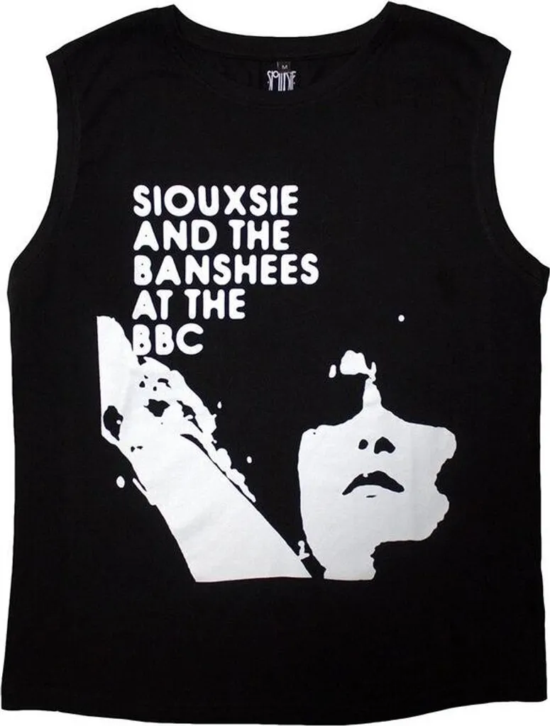 T-shirt Musique Rock Siouxsie & The Banshees At The BBC Noir en Coton M