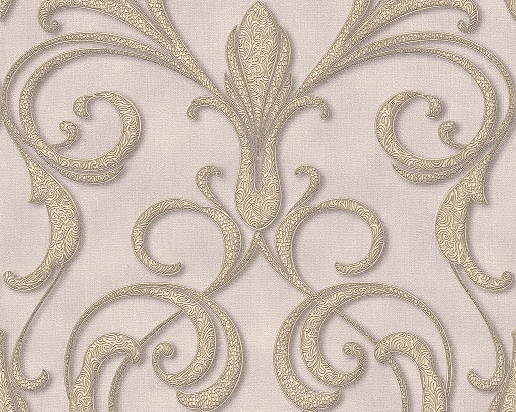 Architects Paper Tapete Nobile braun metallic lila 10,05 m x 0,70 m 958922