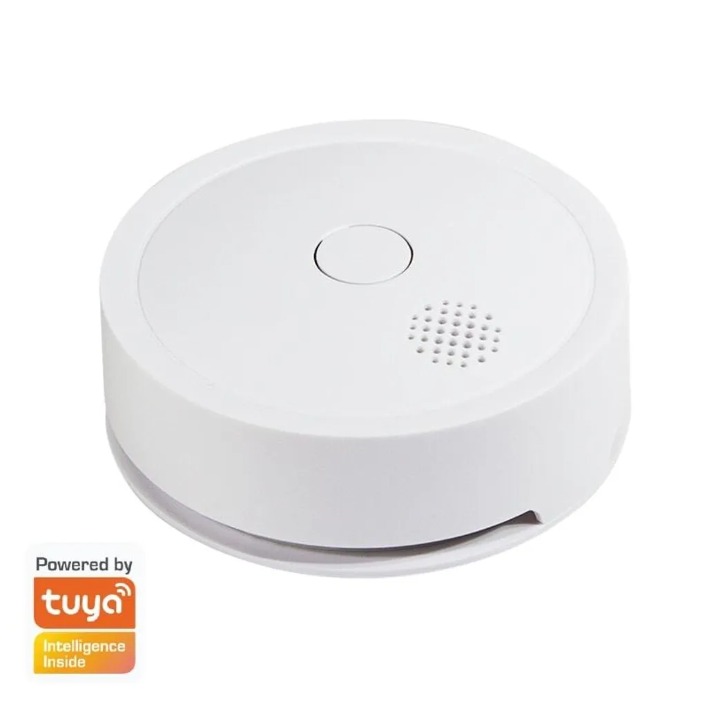 Détecteur de Fumée WiFi avec Alerte Smartphone Logilink Blanc Tuya App