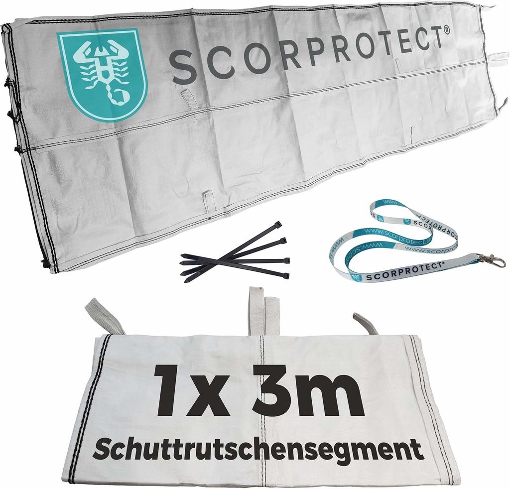 Schuttrutsche Bauschuttrutsche 3 m flexibel Ersatz/Verlängerung
