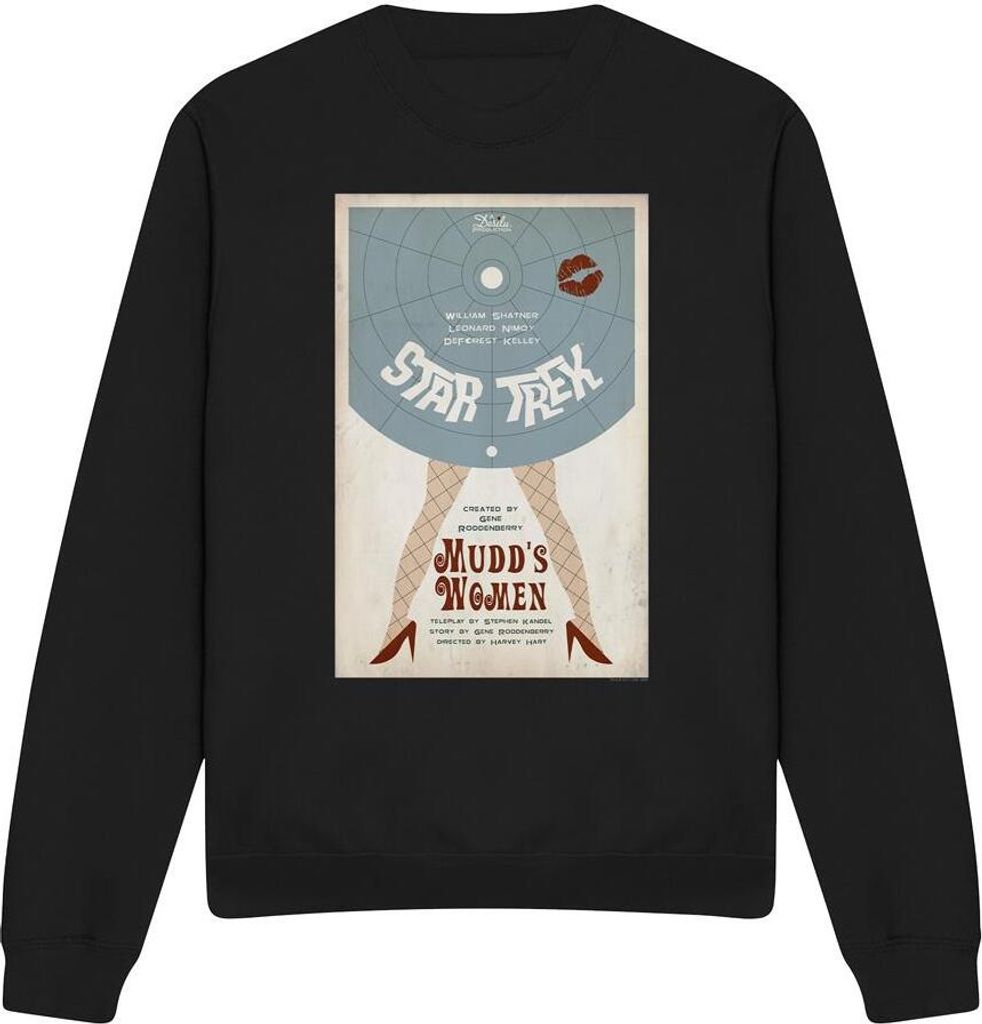 Star Trek - "The Original Series Episode 6" Sweatshirt für Herren/Damen Uni TV11519 (L) (Schwarz)