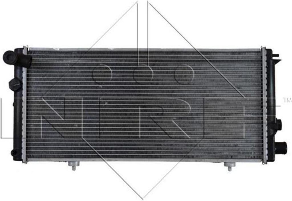 Kühler Motorkühlung Kühlrippen gelötet 609 - 276 mm Alu NRF für u.a. PEUGEOT 205