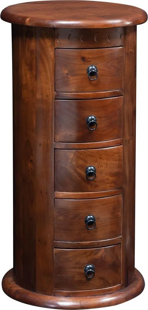 Petit meuble de rangement en acacia massif Nougat 45x45 OXFORD #338