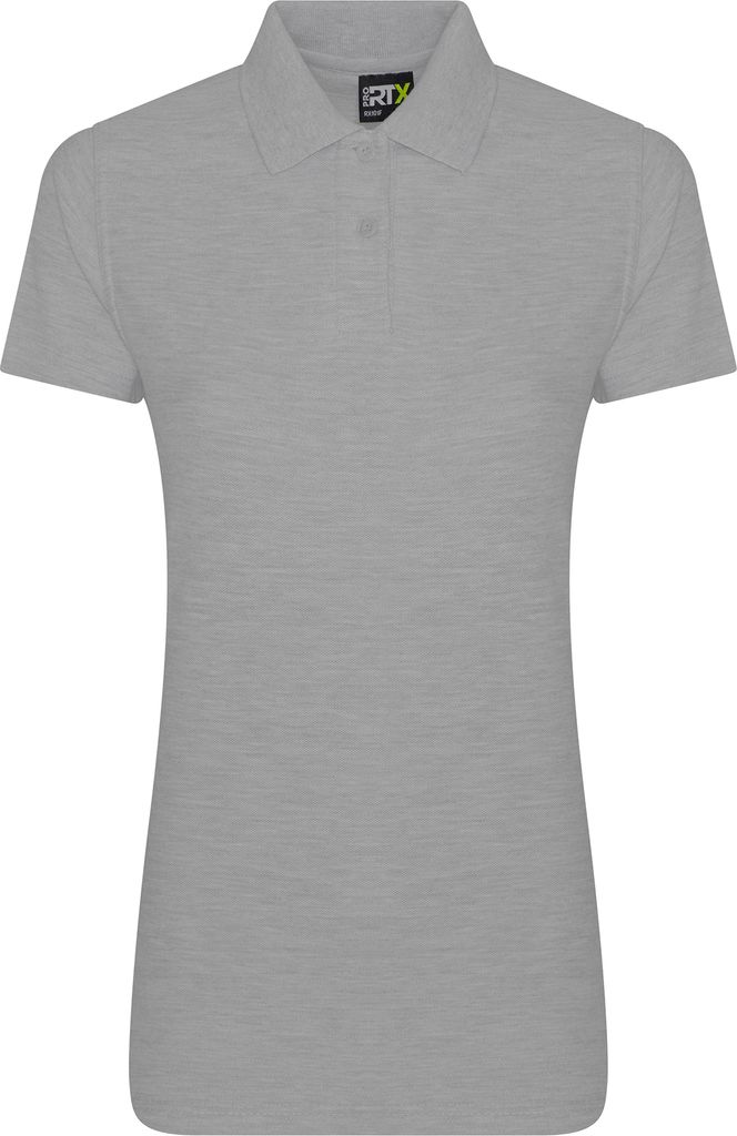 PRO RTX Damen Pro Piqu Polo Shirt PC3016 (4XL) (Grau meliert)
