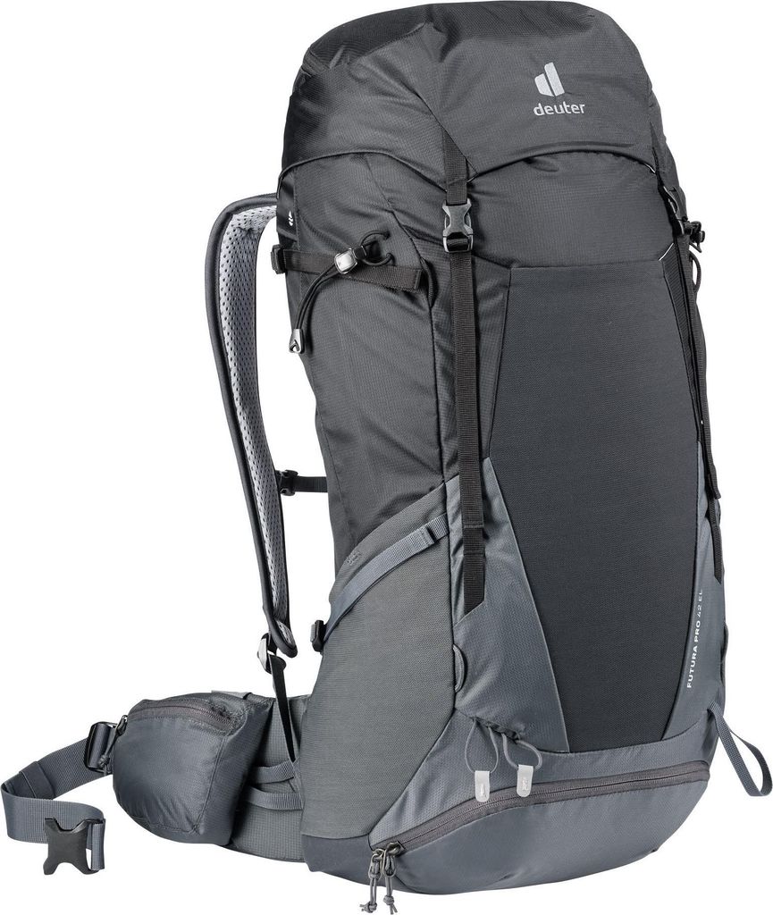 Deuter Futura Pro 42 EL Unisex Rucksack Wanderrucksack Trekkingrucksack schwarz 0