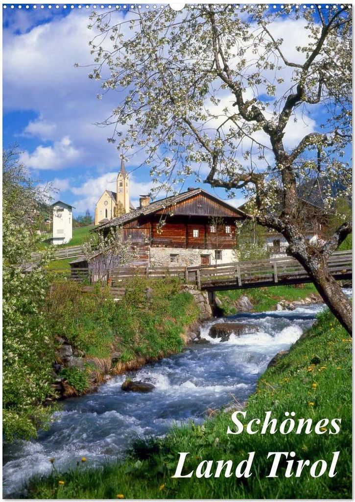Schönes Land Tirol (Wandkalender 2026 DIN A2 hoch), CALVENDO Monatskalender