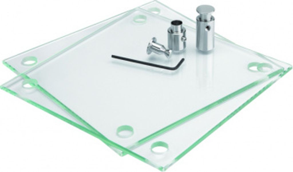 Transparente Laserdruckfolie für Schilderformat 150x150 mm - 1 Set = 10 Stück...