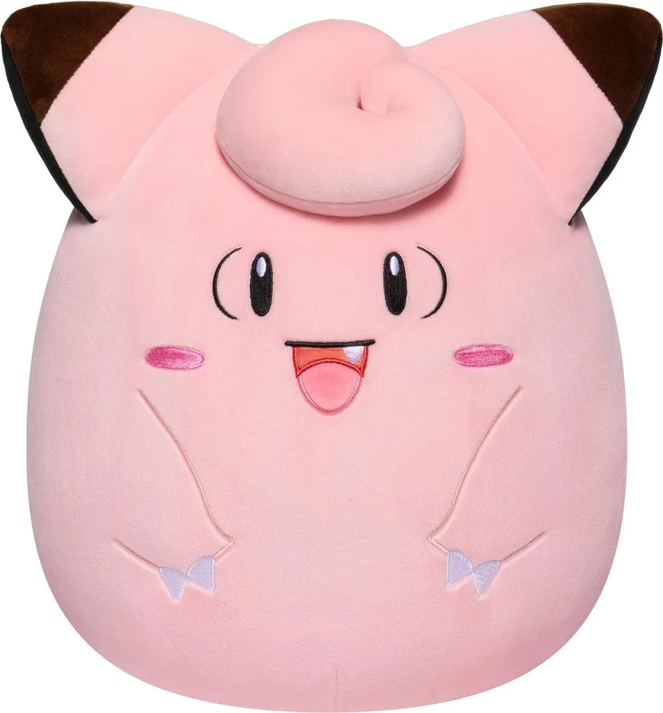 Squishmallows Pokémon Peluche Mélofée 25 cm Clefairy Officielle Jazwares