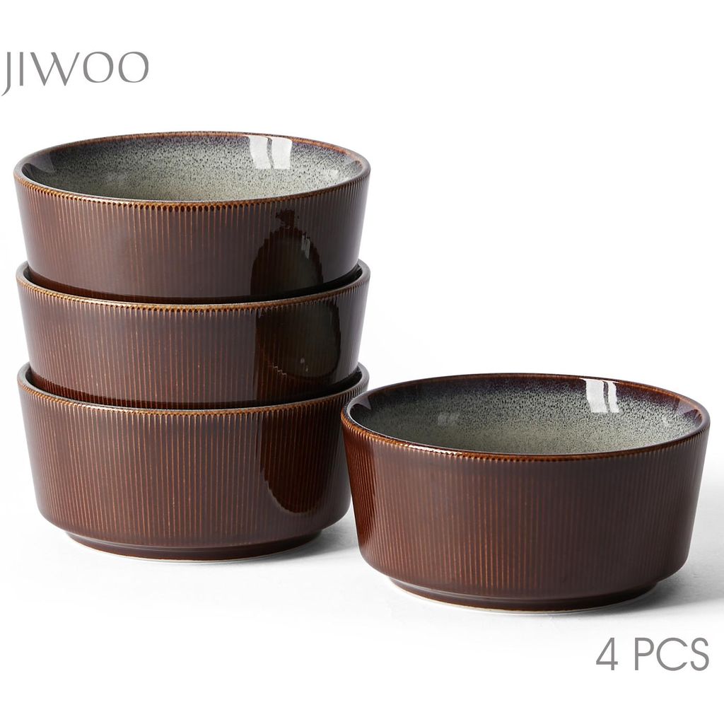 Schale set 4er Ø15,2cm Keramik Müslischalen Salatschale Produktbild 