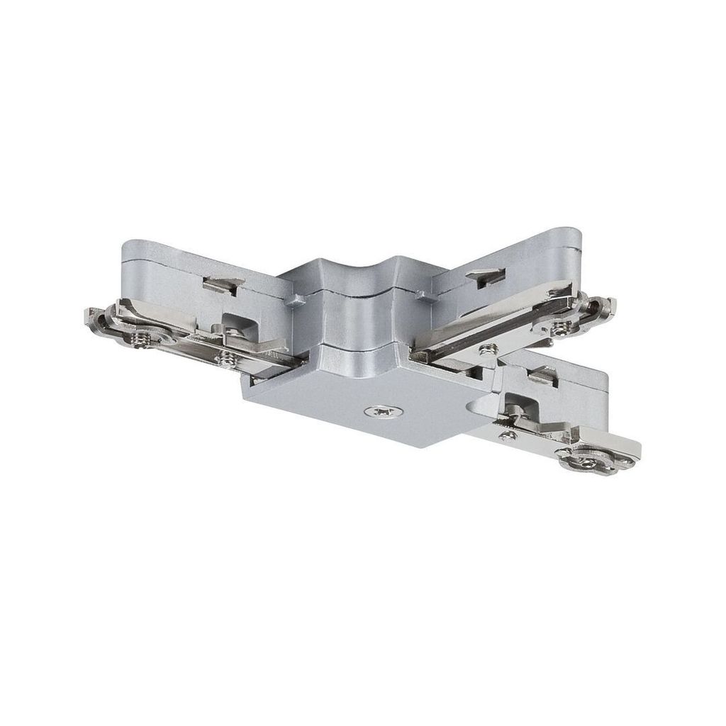 Paulmann URail connettore a T cromo/opaco 230V Immagine del prodotto 
